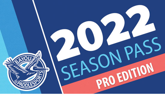 2022 Professional Season Pass (good for 20 SUP or kayak rentals)